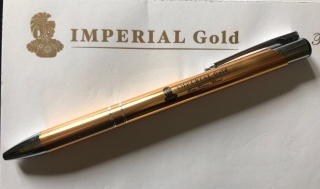 Pero zlaté s logom IMPERIAL