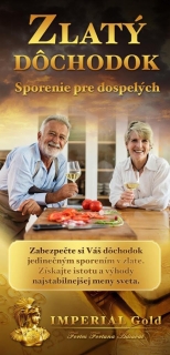 Balenie letákov Zlatý dôchodok